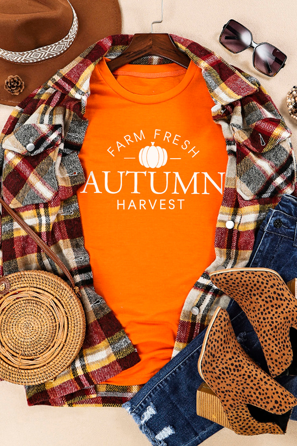 FARM FRESH AUTUMN Harvest Short Sleeve T Shirt