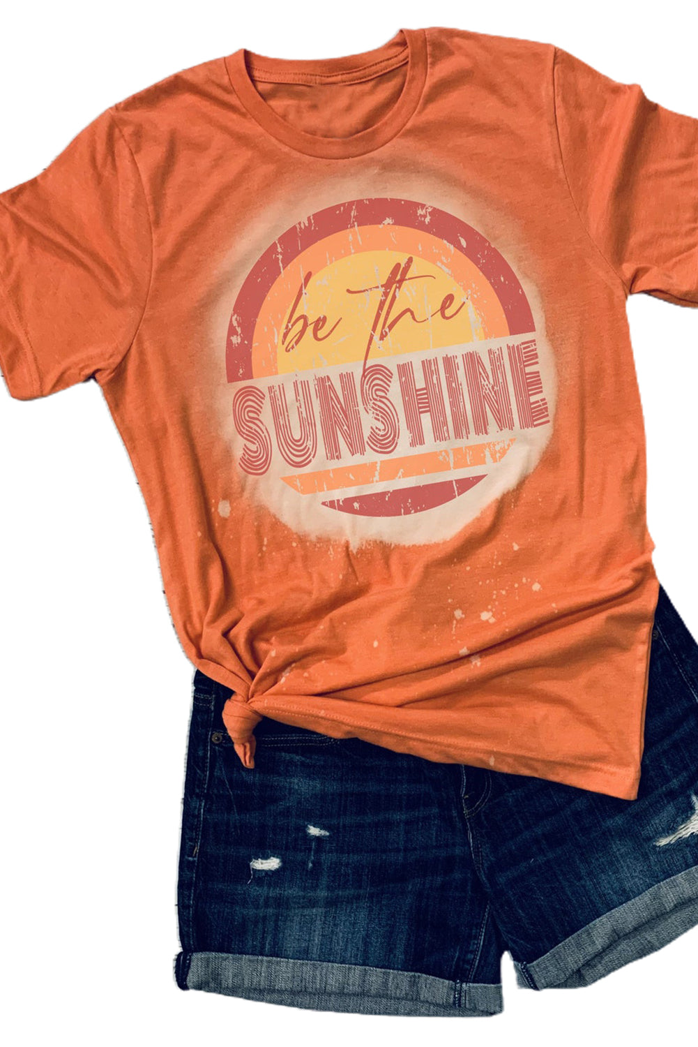 Be The Sunshine Graphic Print Crewneck T Shirt