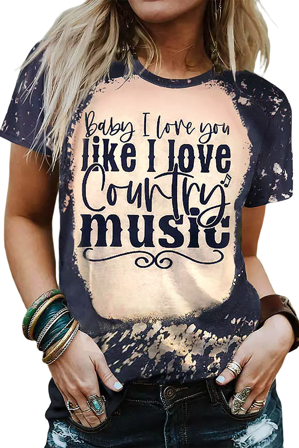 Baby I Love You Like I Love t Country music Graphic Tee