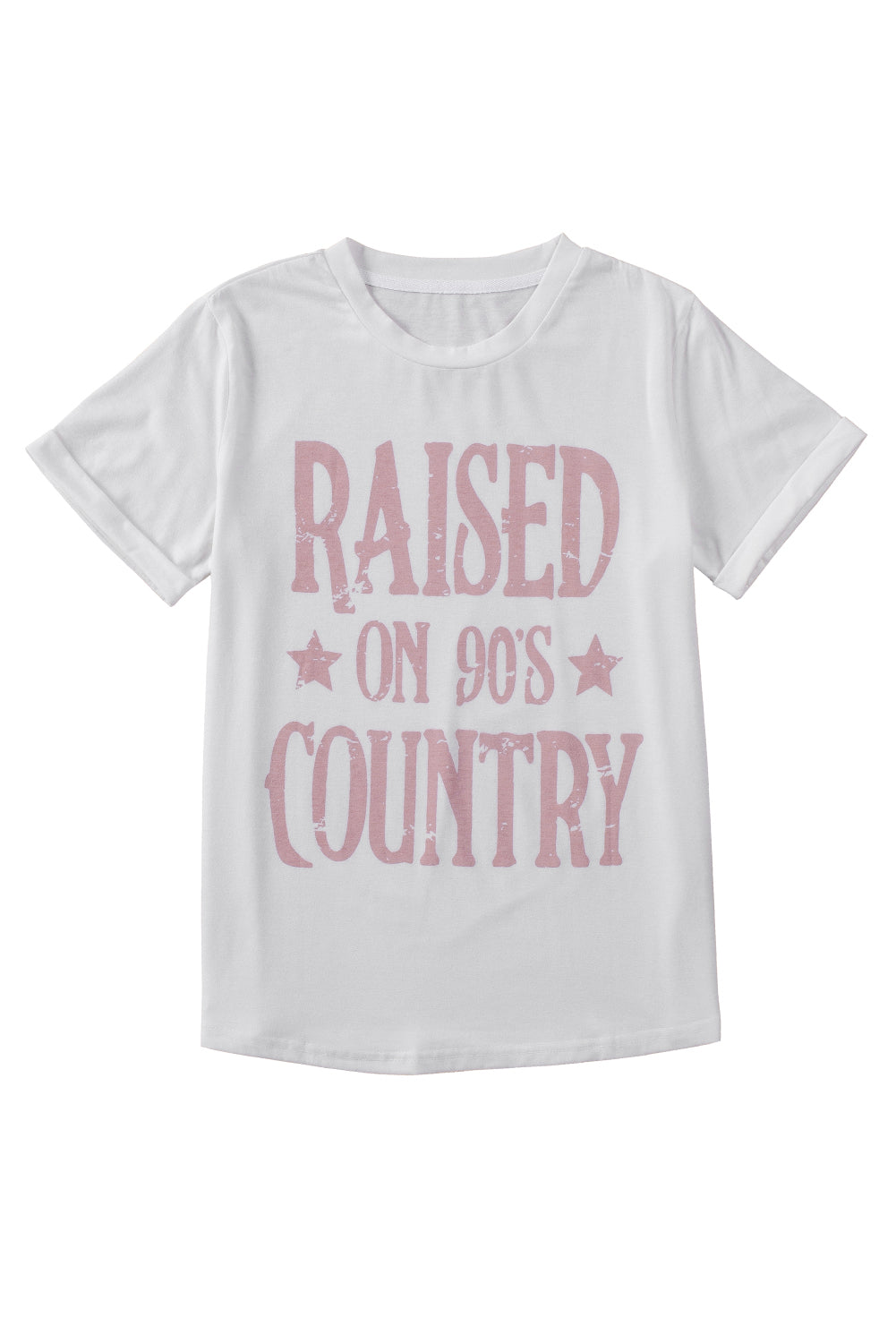 Raised on 90s Country Letter Graphic Tee